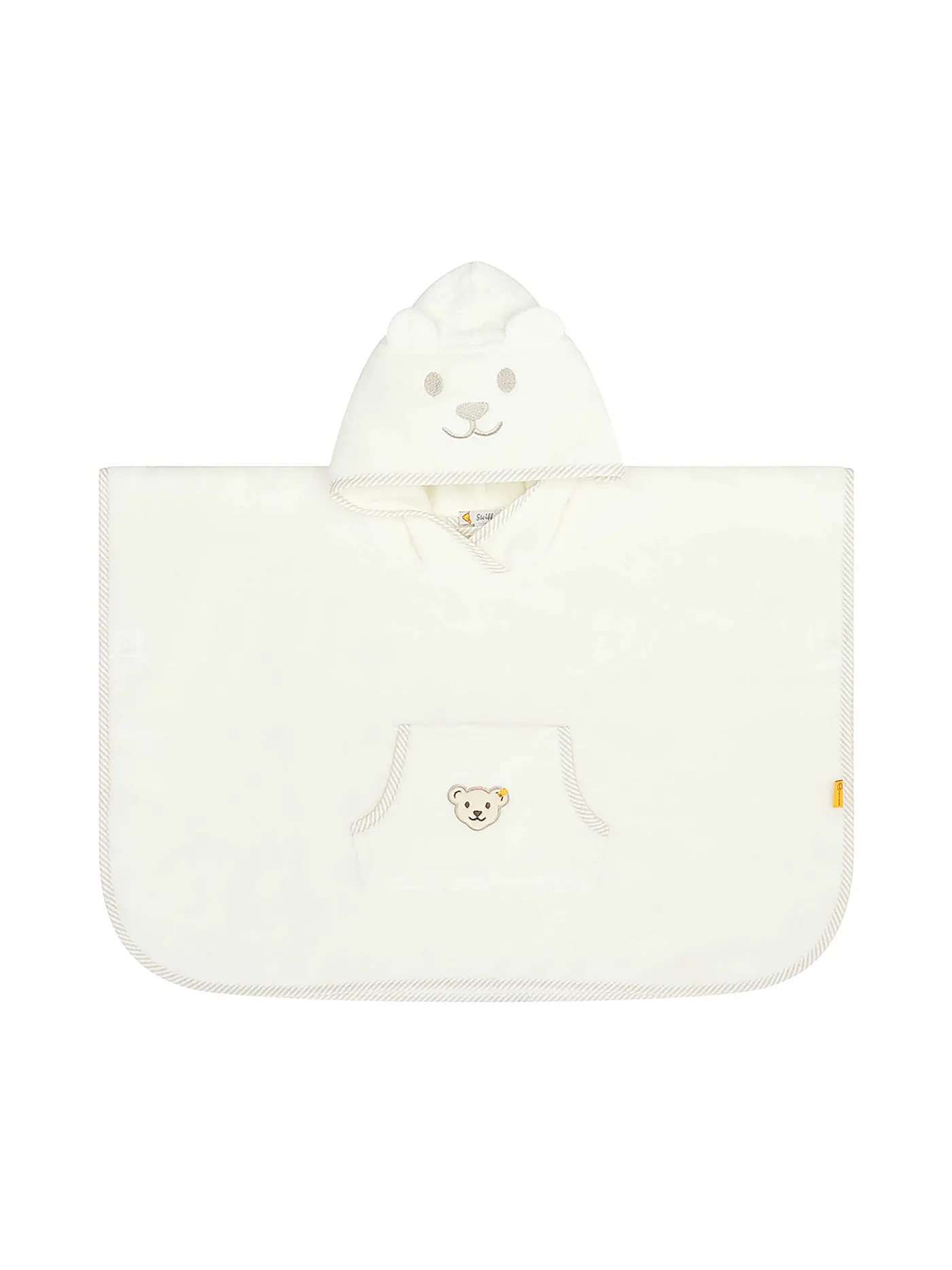 STEIFF | Baby Bade Poncho | weiss